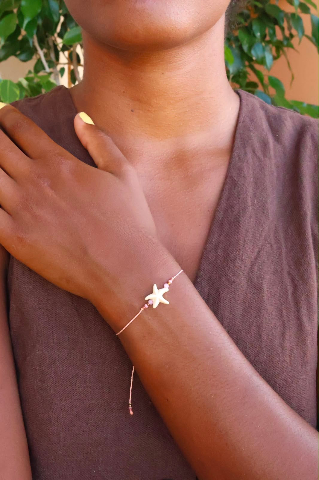 Bracelet etoile simple résine