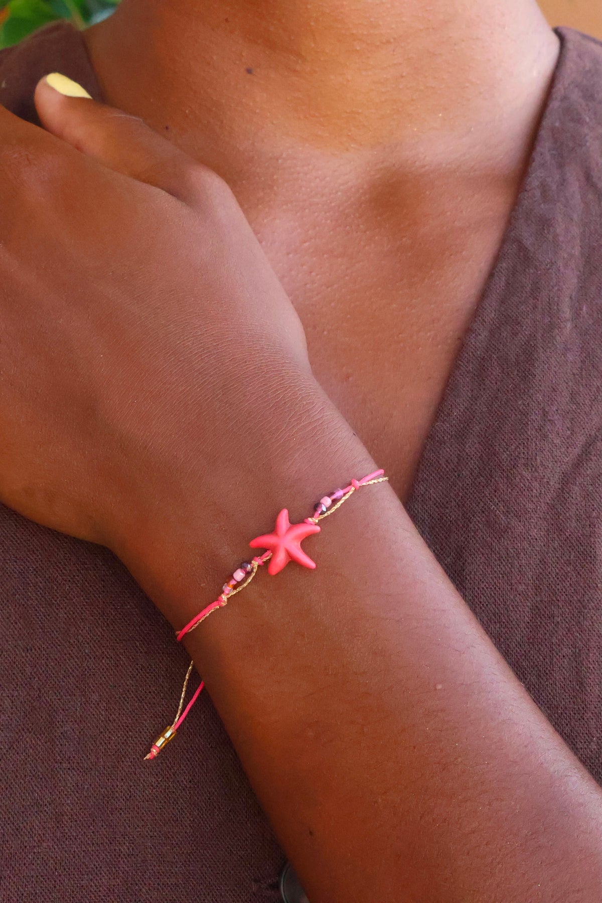 BRACELET SIMPLE ETOILE RESINE