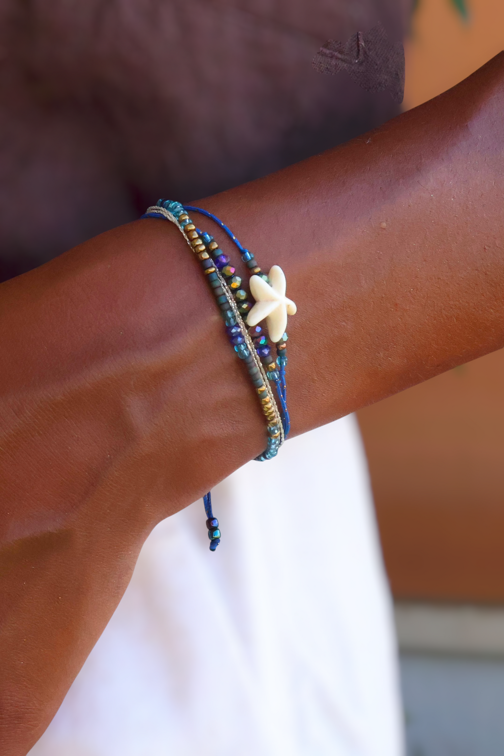 BRACELET TRIO ETOILE RESINE