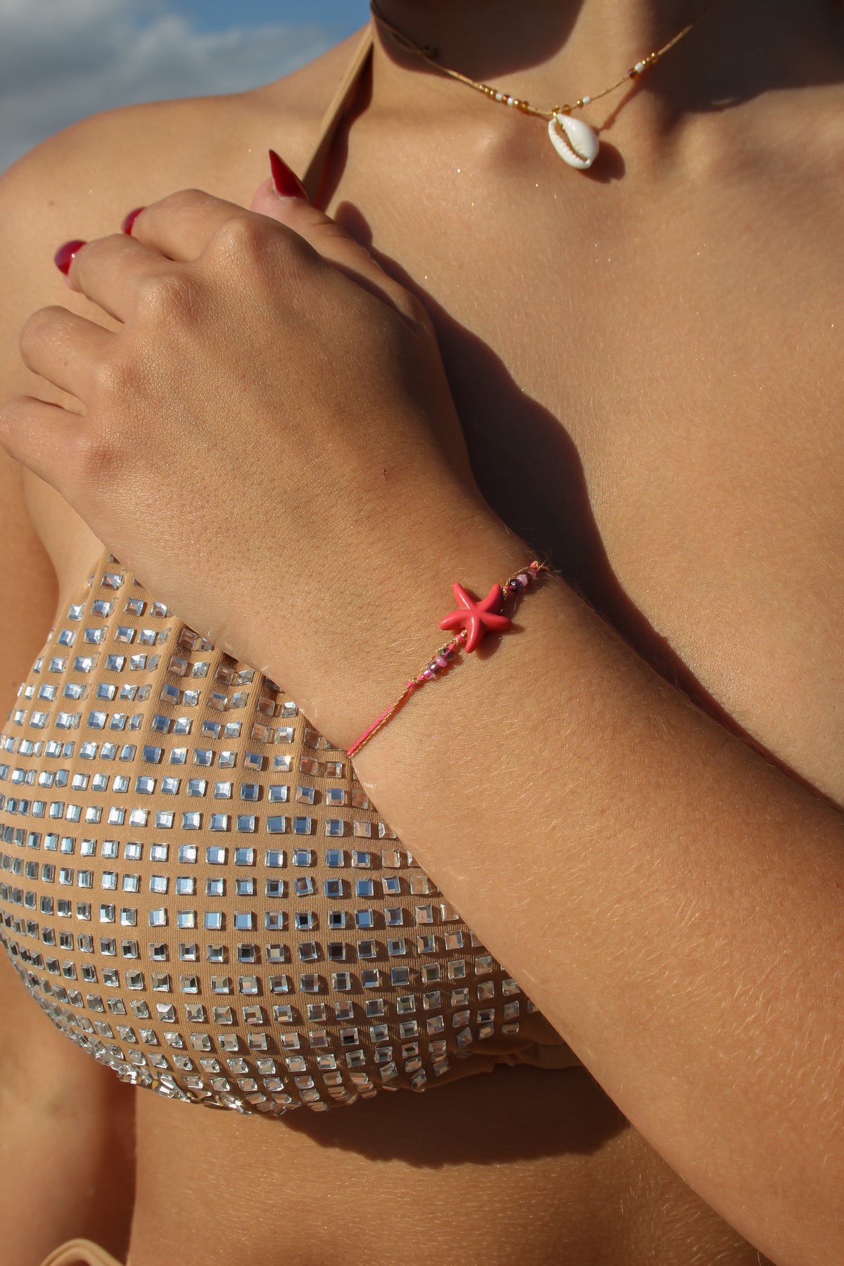 BRACELET SIMPLE ETOILE RESINE