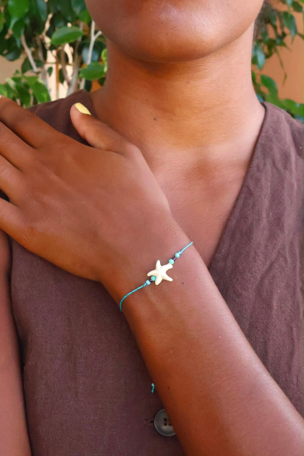 Bracelet etoile simple résine