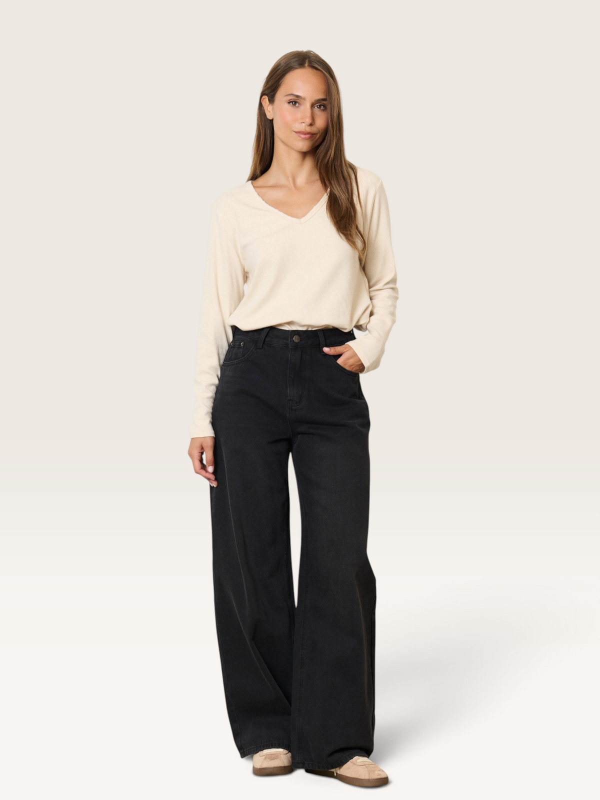 LG8862 Tshirt Manche longue Souple Et Confortable Feelkoo