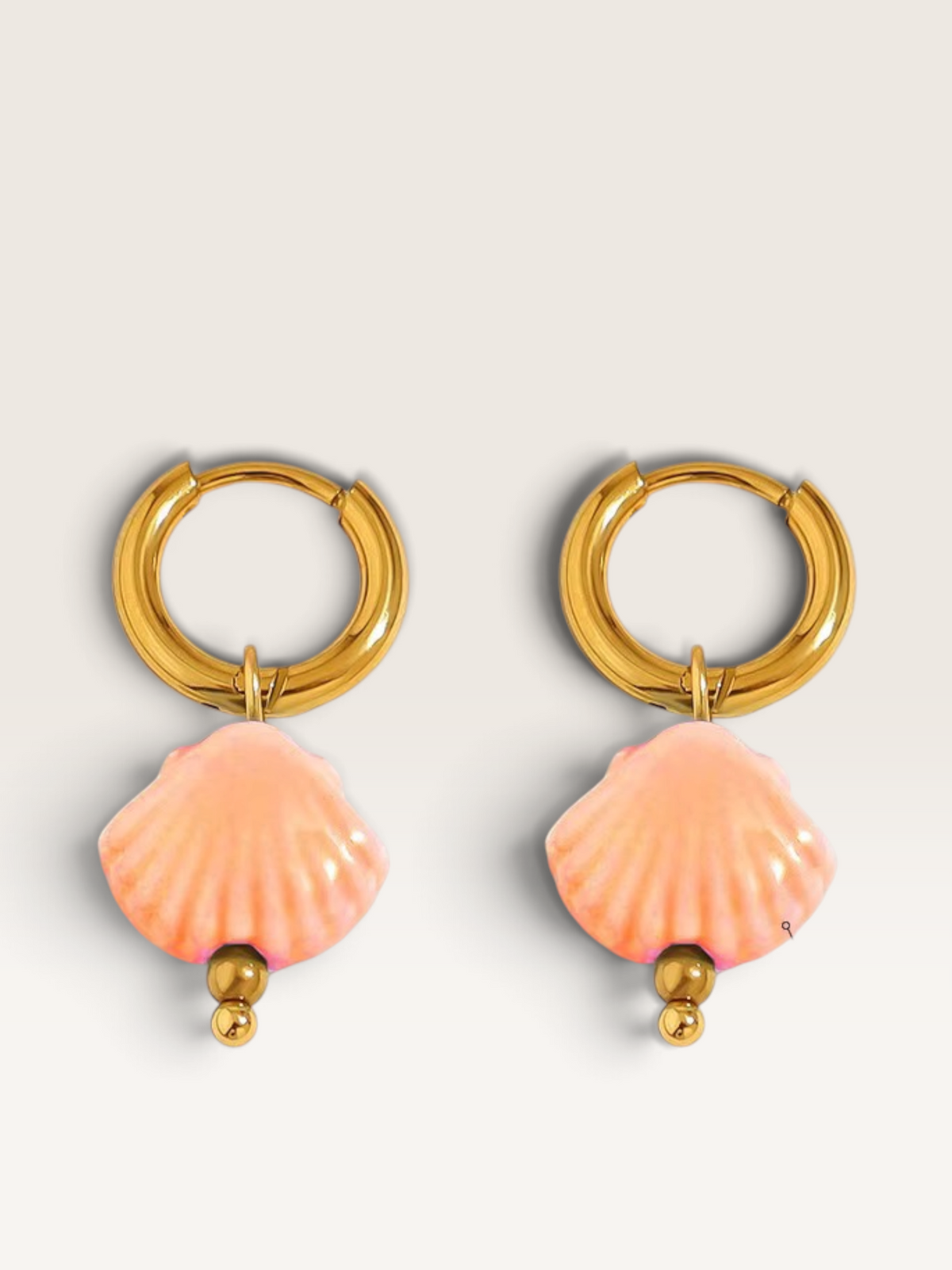 Boucles d’oreilles Coquillages Céramique