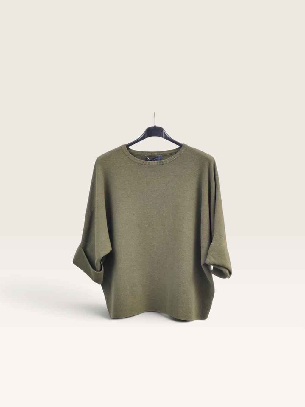 DSY9145 Pull Col Rond Oversize Cécile W