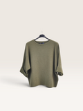 DSY9145 Pull Col Rond Oversize Cécile W