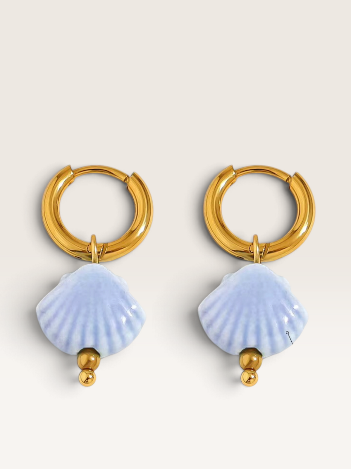 Boucles d’oreilles Coquillages Céramique