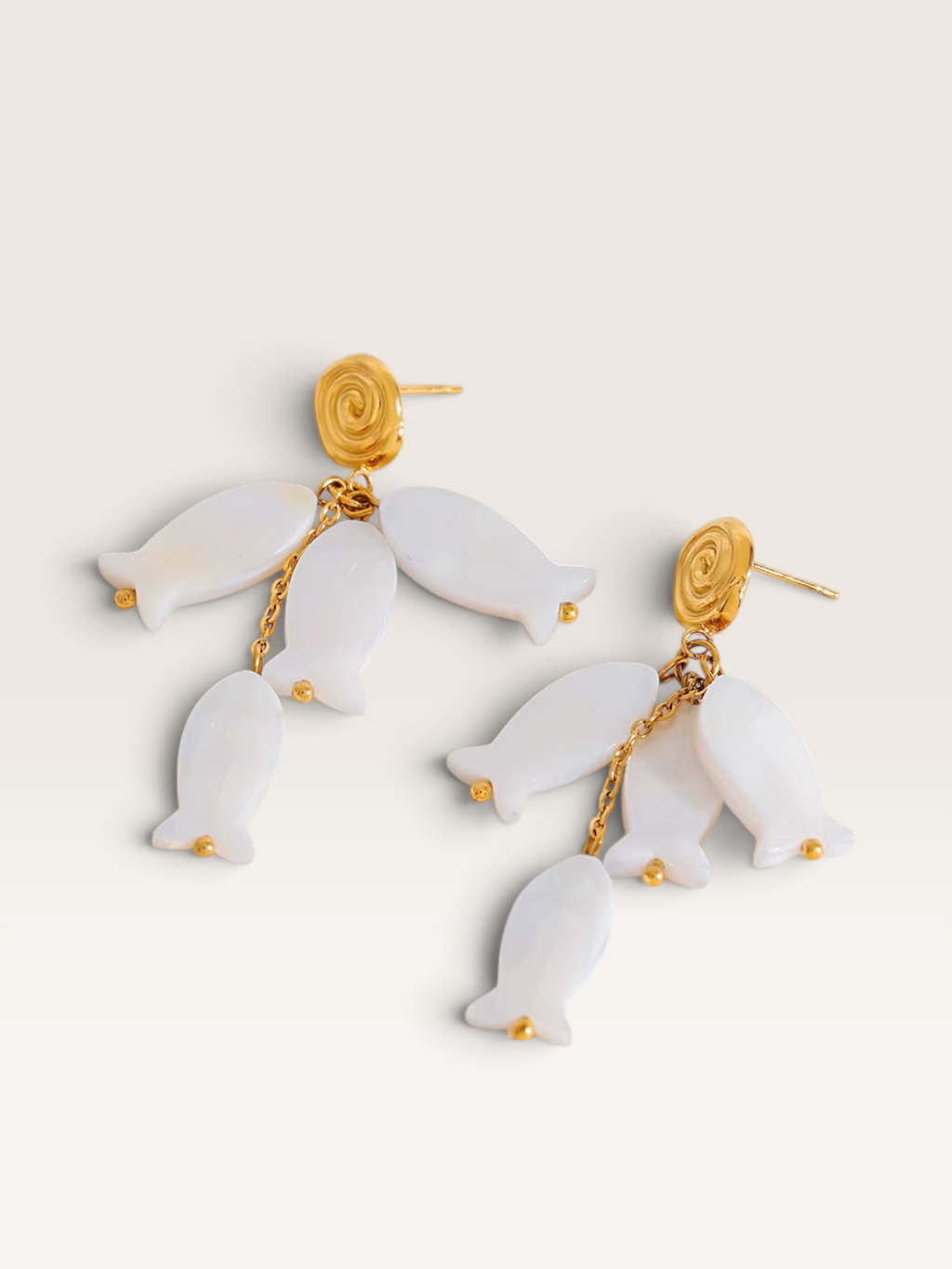 Boucles d’oreilles Poisson Acier inoxydable