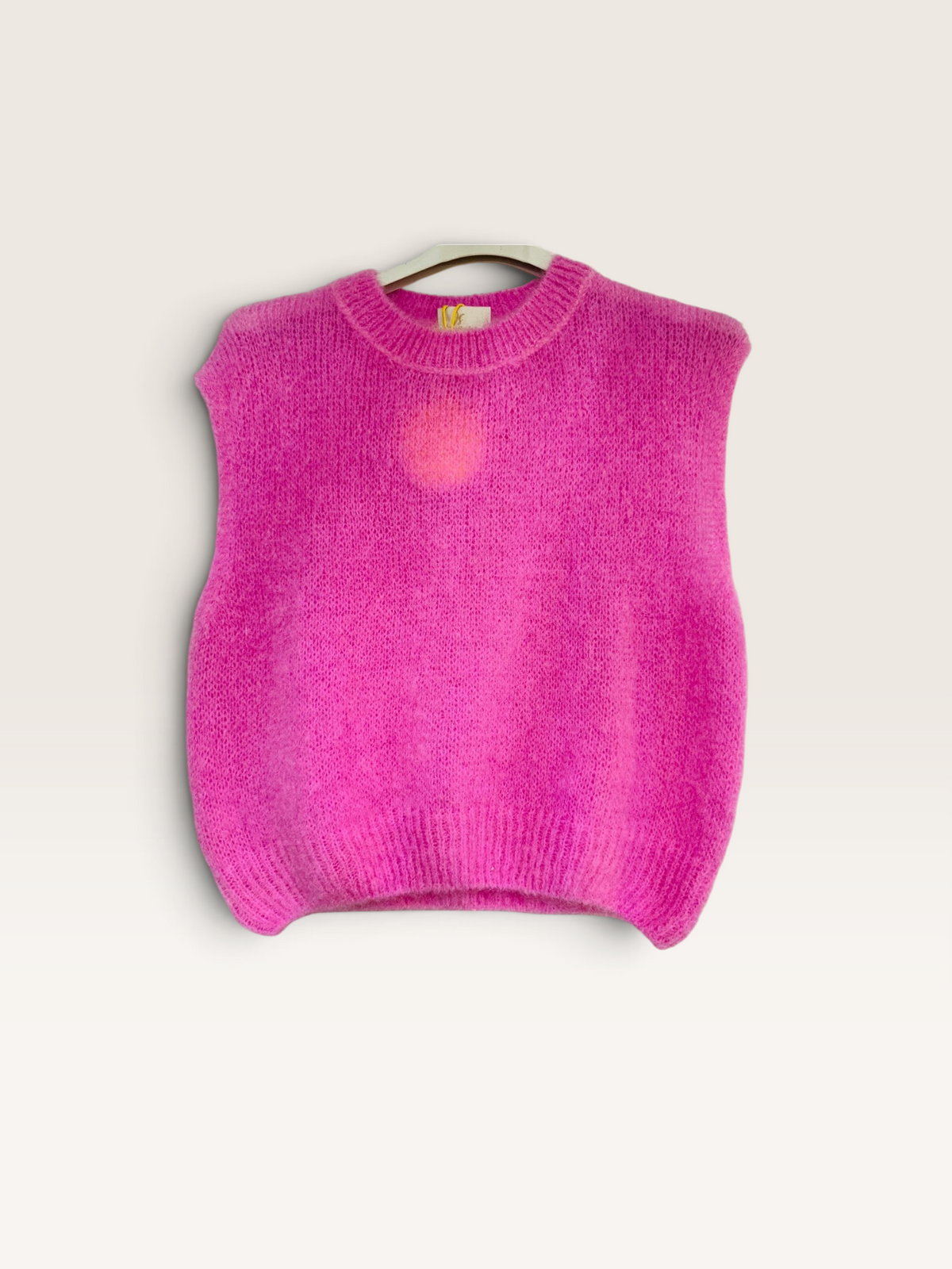 646 Pull sans manches LOLA en mohair Mille
