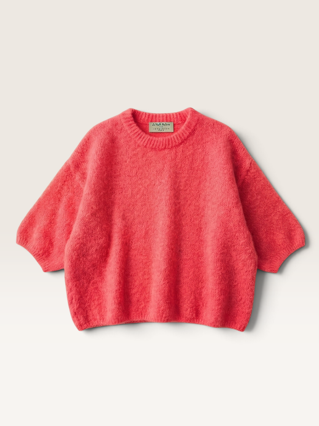 MEH62397 PULL MANCHE 3/4 EN MOHAIR Int