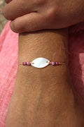 BRACELET SIMPLE NACRE OVALE