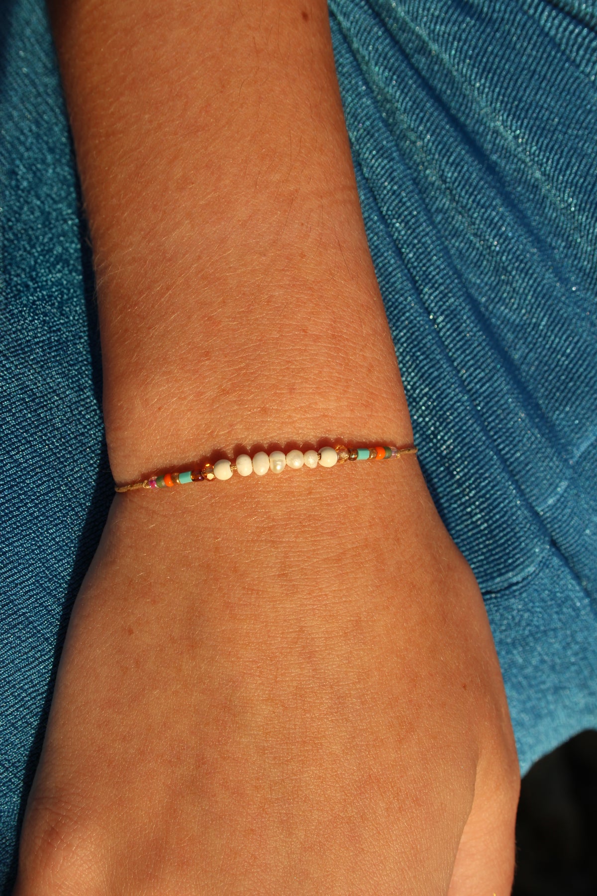 BRACELET SIMPLE 7 PERLES