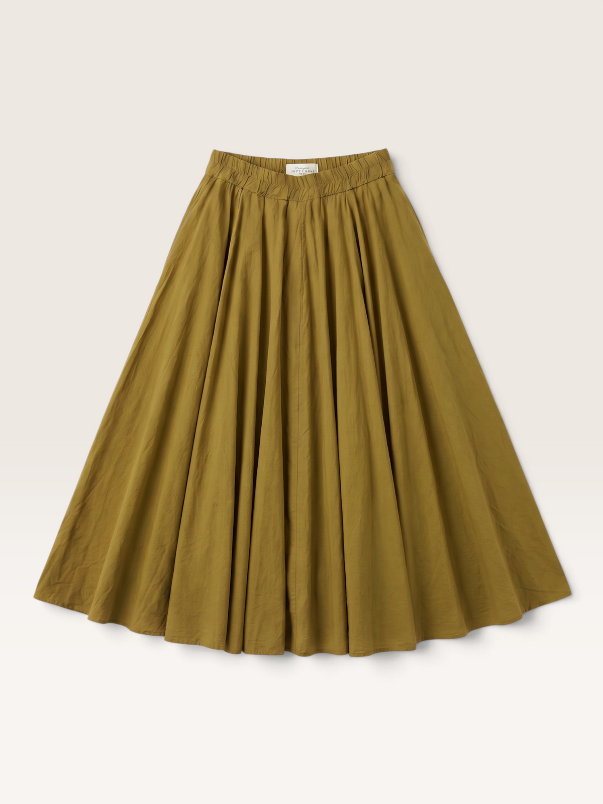Q06063 Maxi Jupe Voile de Coton Int 100%