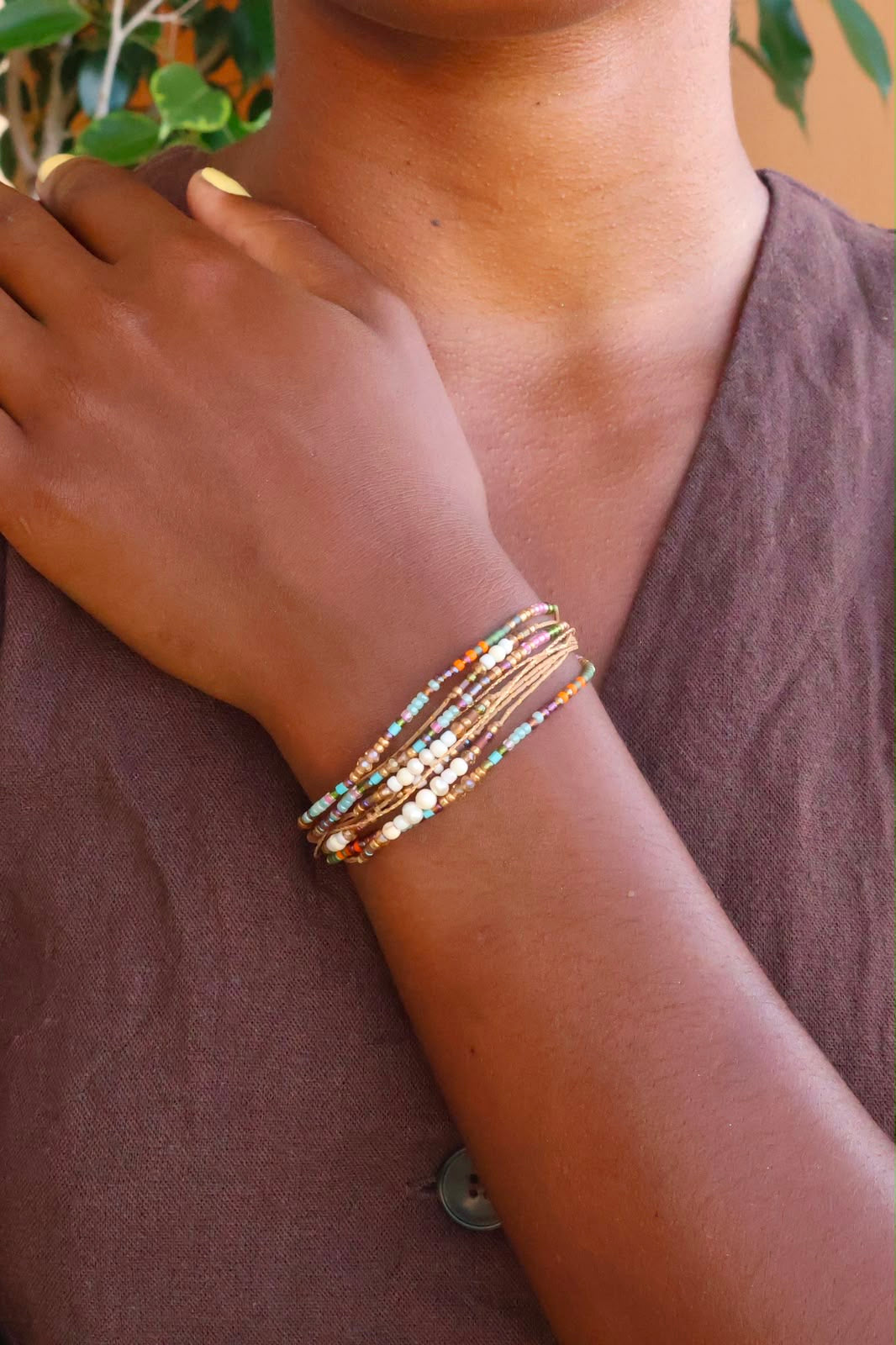 BRACELET PERLE 9 RANGS