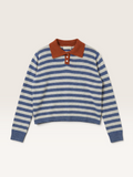 MCA81026 Pull Col Polo a Rayures & Cachemire Int 91026