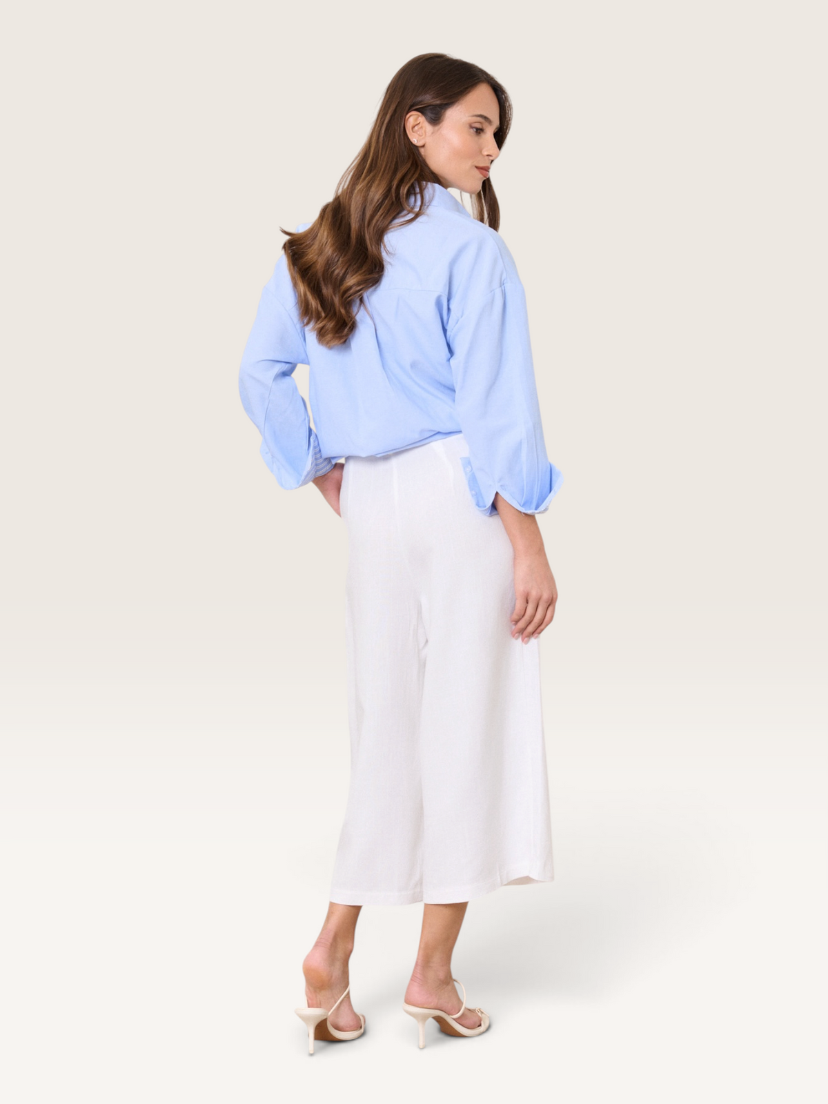 B634 Bermuda en lin Feelkoo