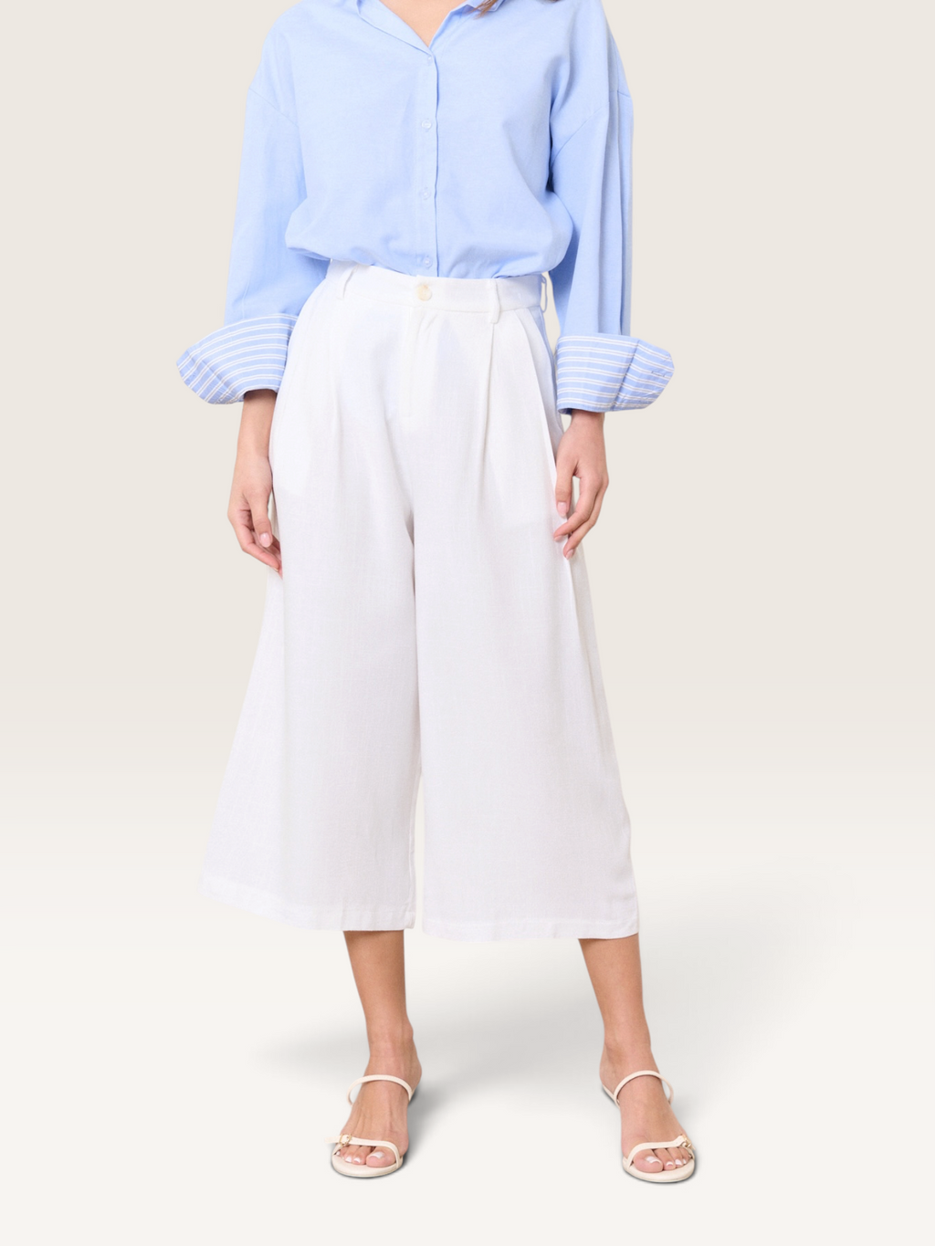 B634 Bermuda en lin Feelkoo