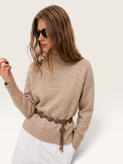 2756 Pullover Musy mit Gürtel