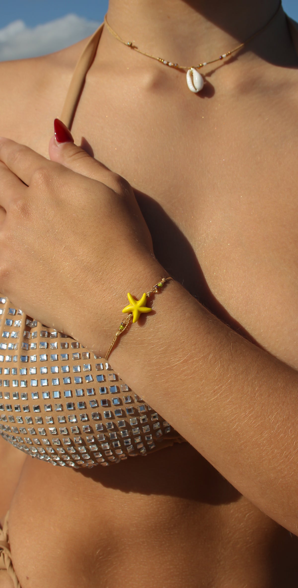BRACELET SIMPLE ETOILE RESINE