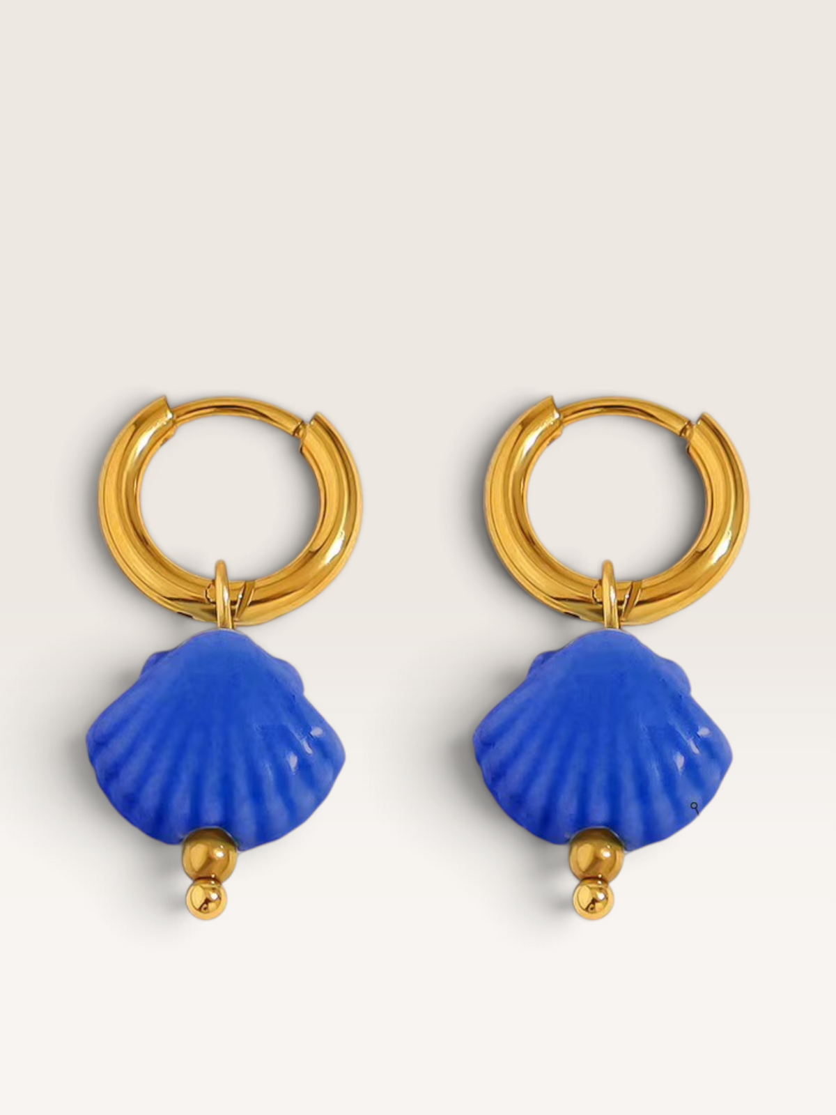 Boucles d’oreilles Coquillages Céramique