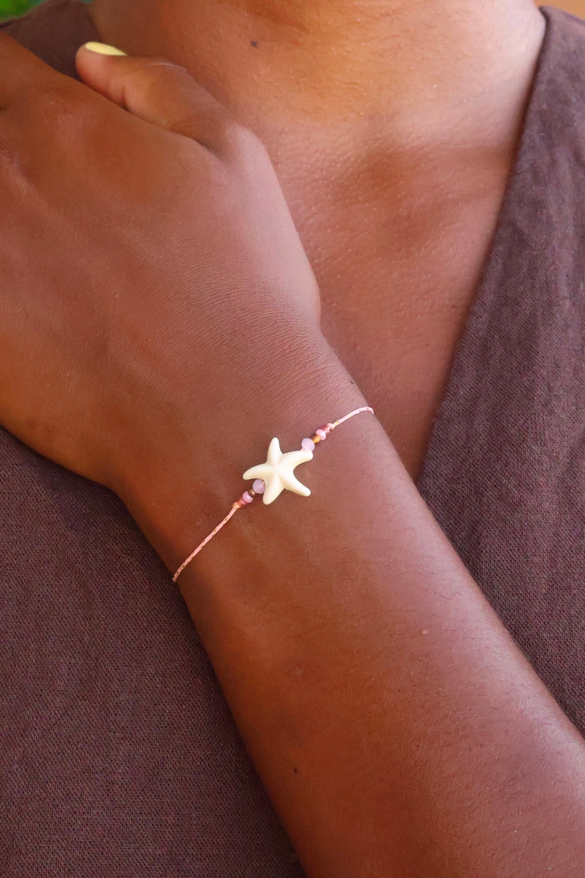 Bracelet etoile simple résine