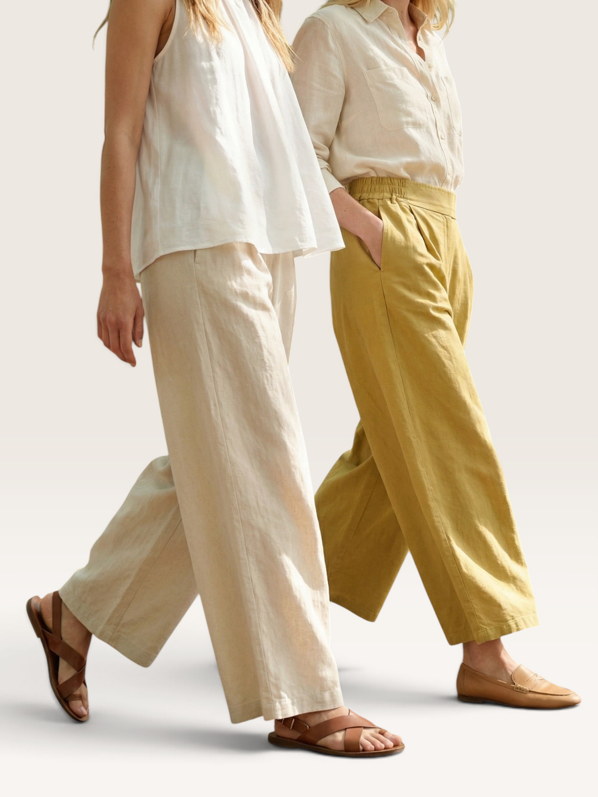 GIGI K06462TOS PANTALON LARGE COTON Int