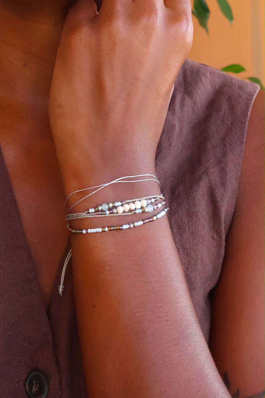 BRACELET PERLE 4 RANGS