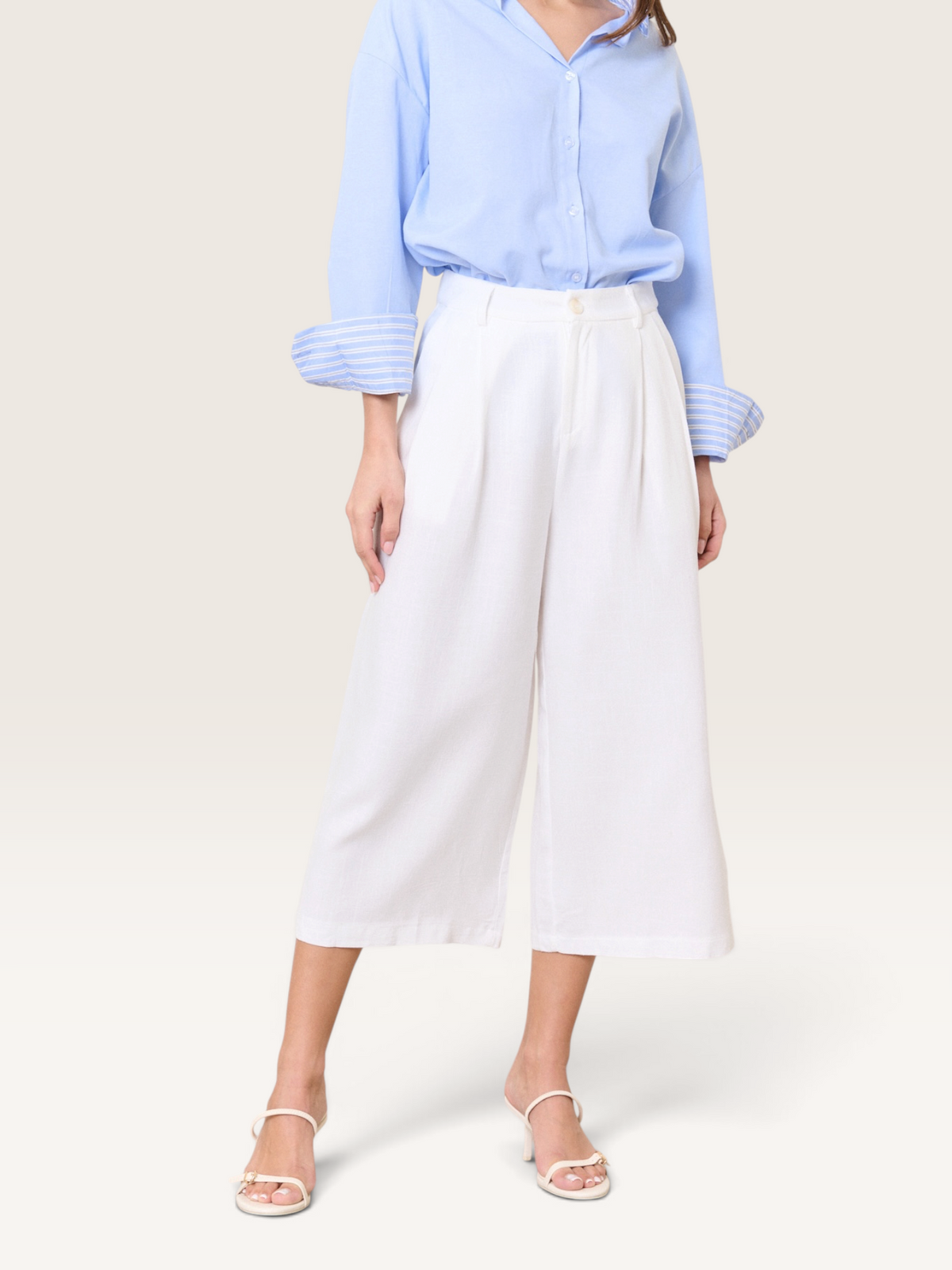 B634 Bermuda en lin Feelkoo