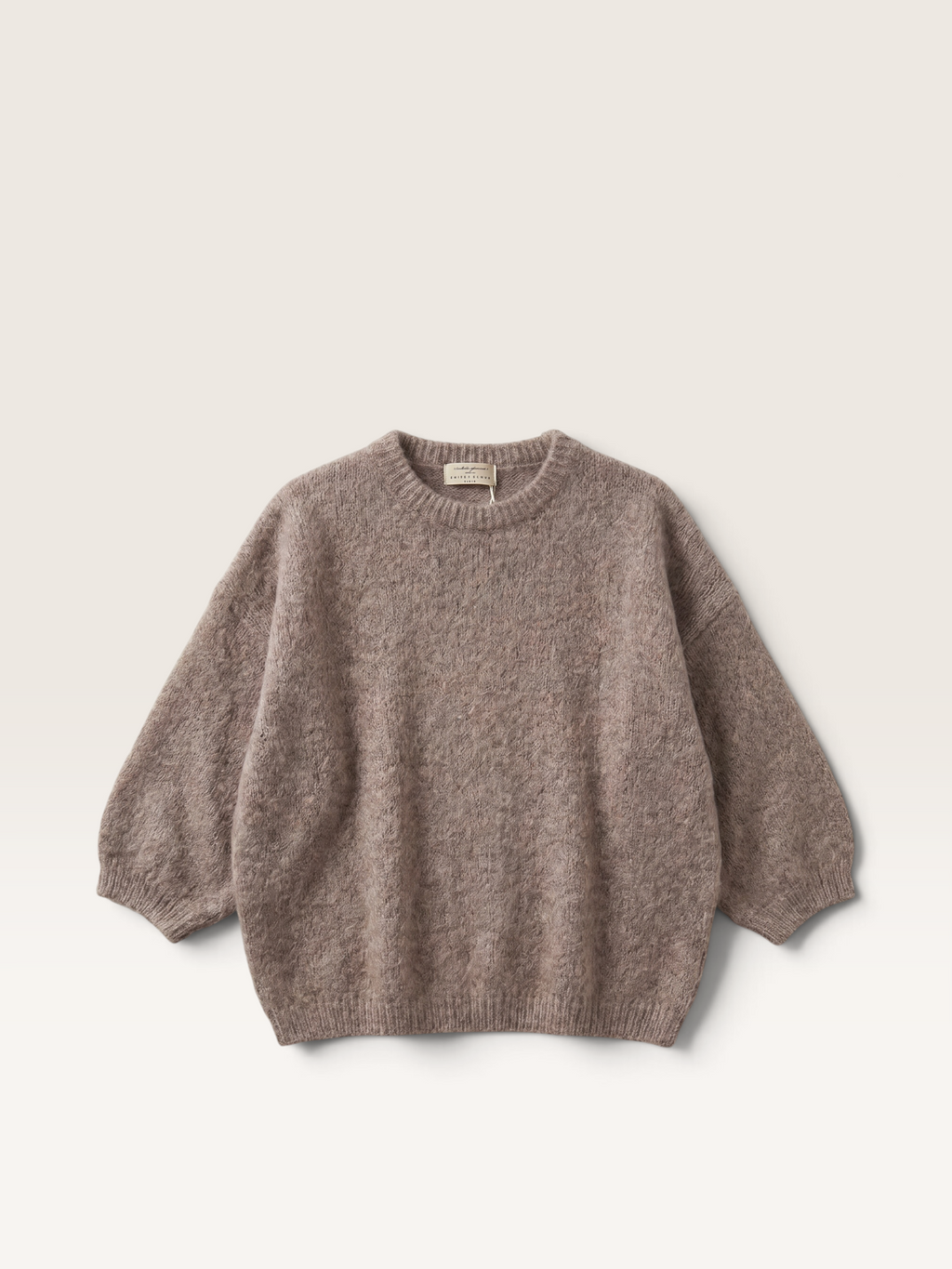 MEH62397 PULL MANCHE 3/4 EN MOHAIR Int