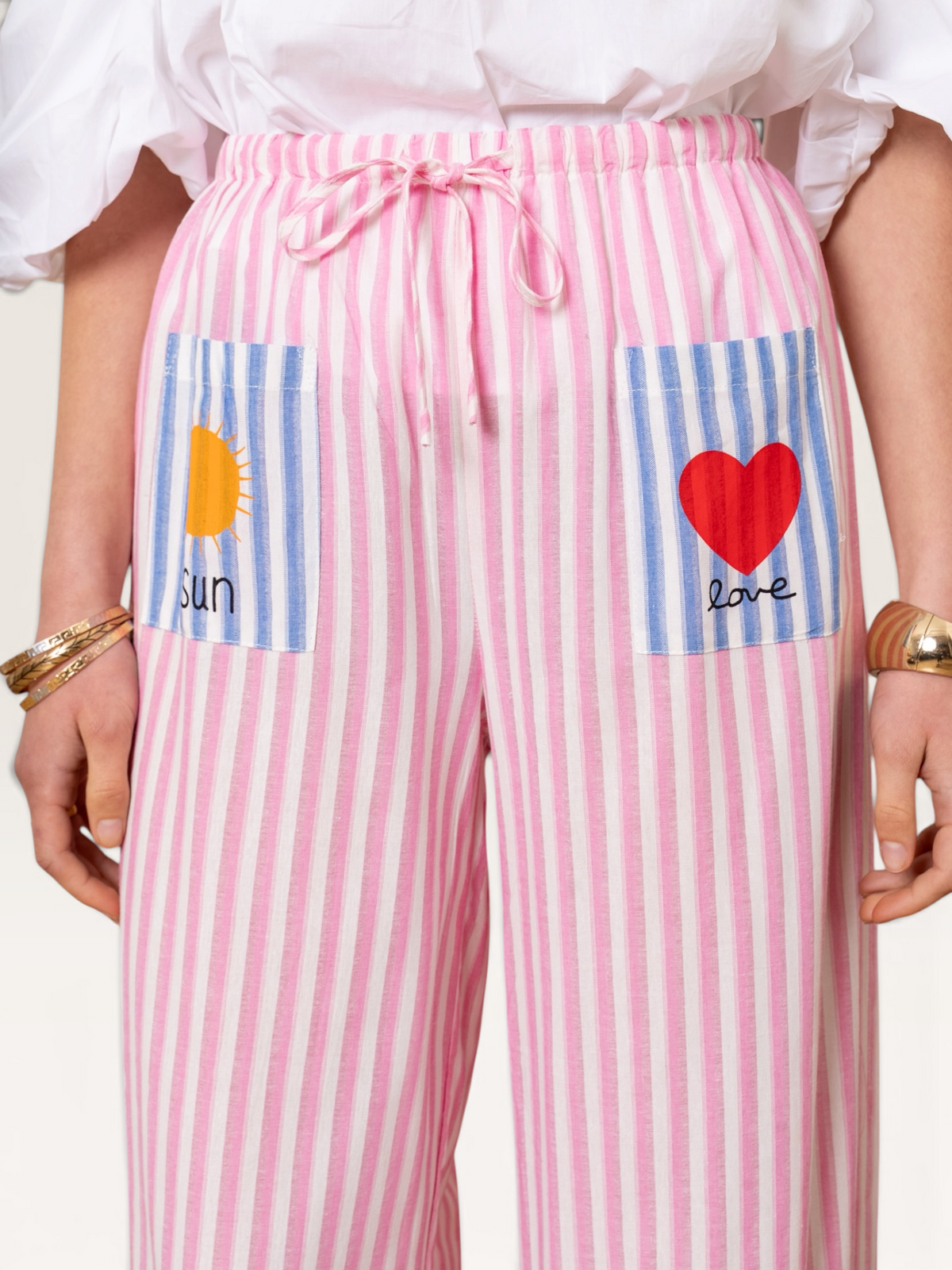 ZP1323 Pantalon Kilky Rayures ❤️