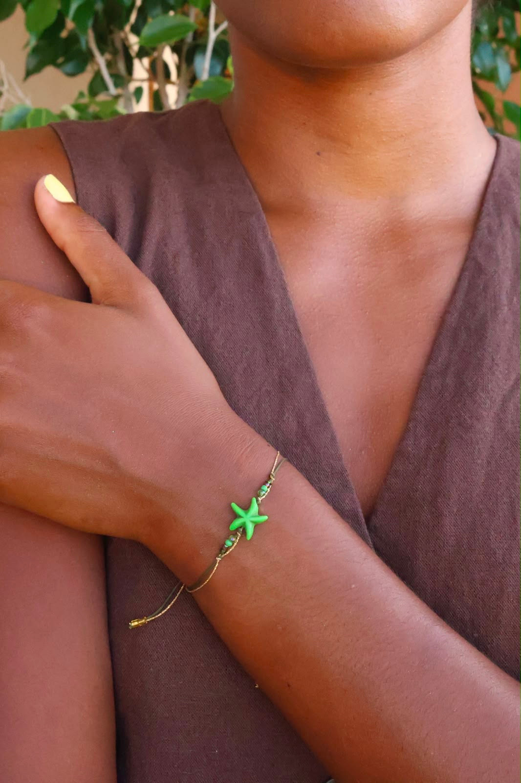 BRACELET SIMPLE ETOILE RESINE