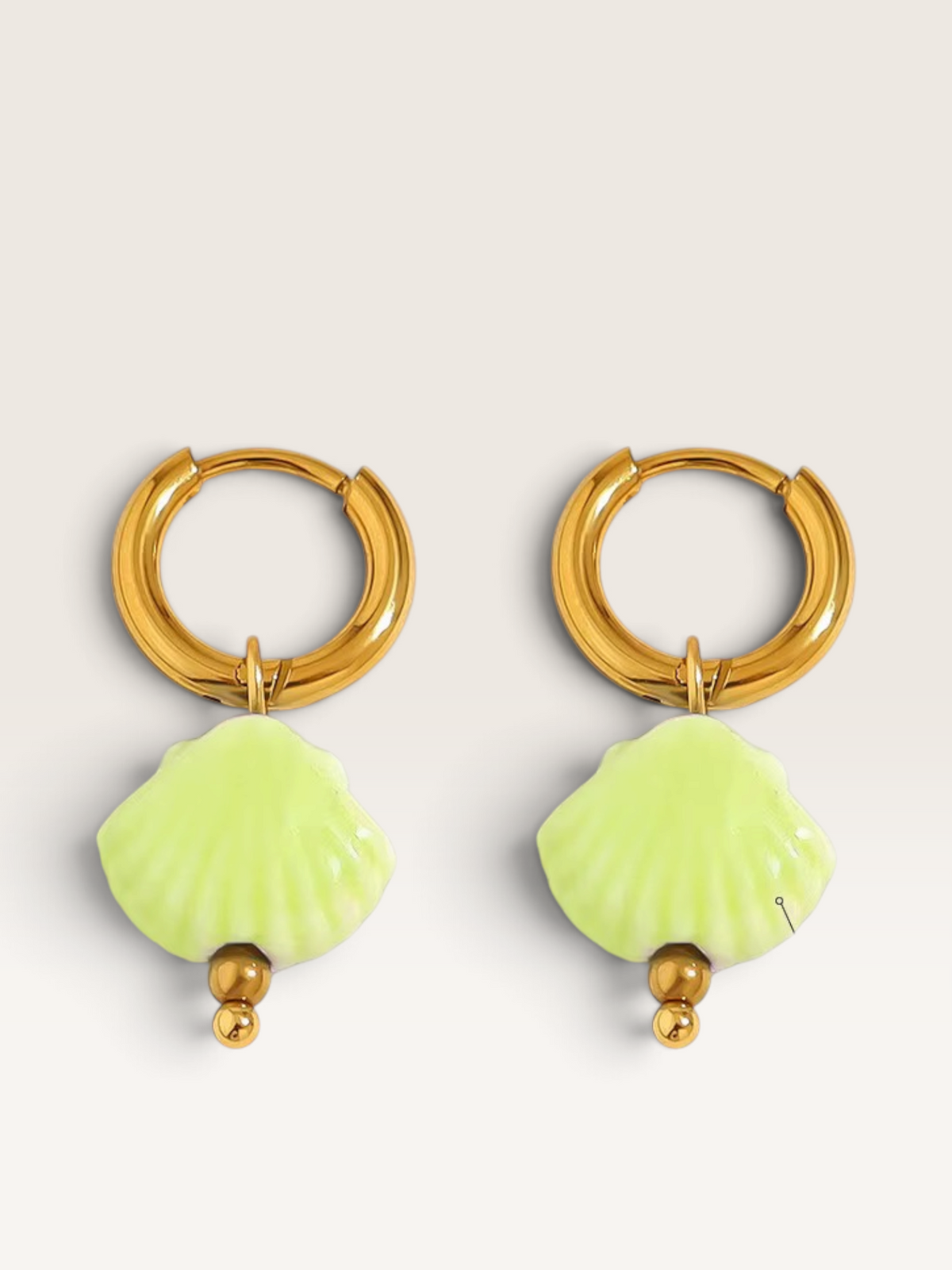 Boucles d’oreilles Coquillages Céramique