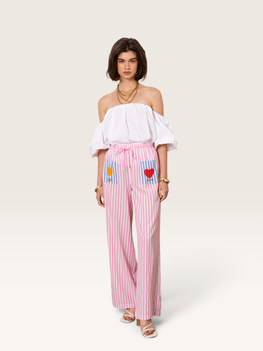 ZP1323 Pantalon Kilky Rayures ❤️