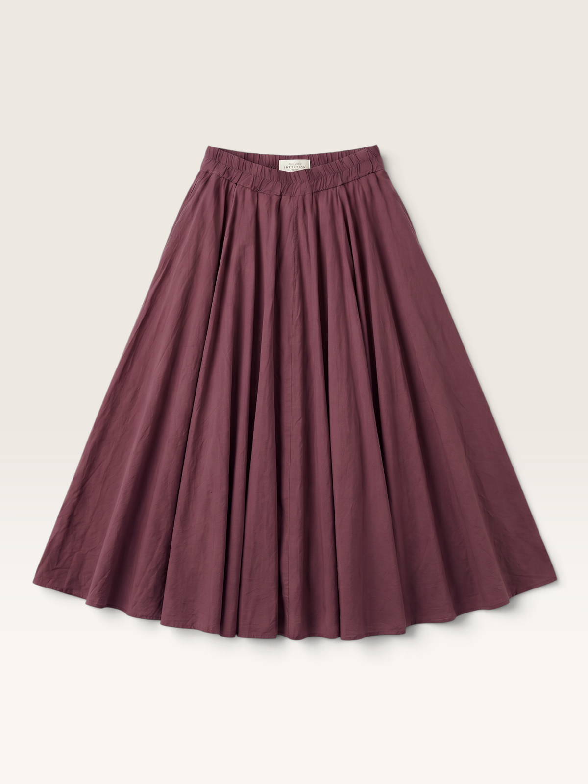 Q06063 Maxi Jupe Voile de Coton Int 100%