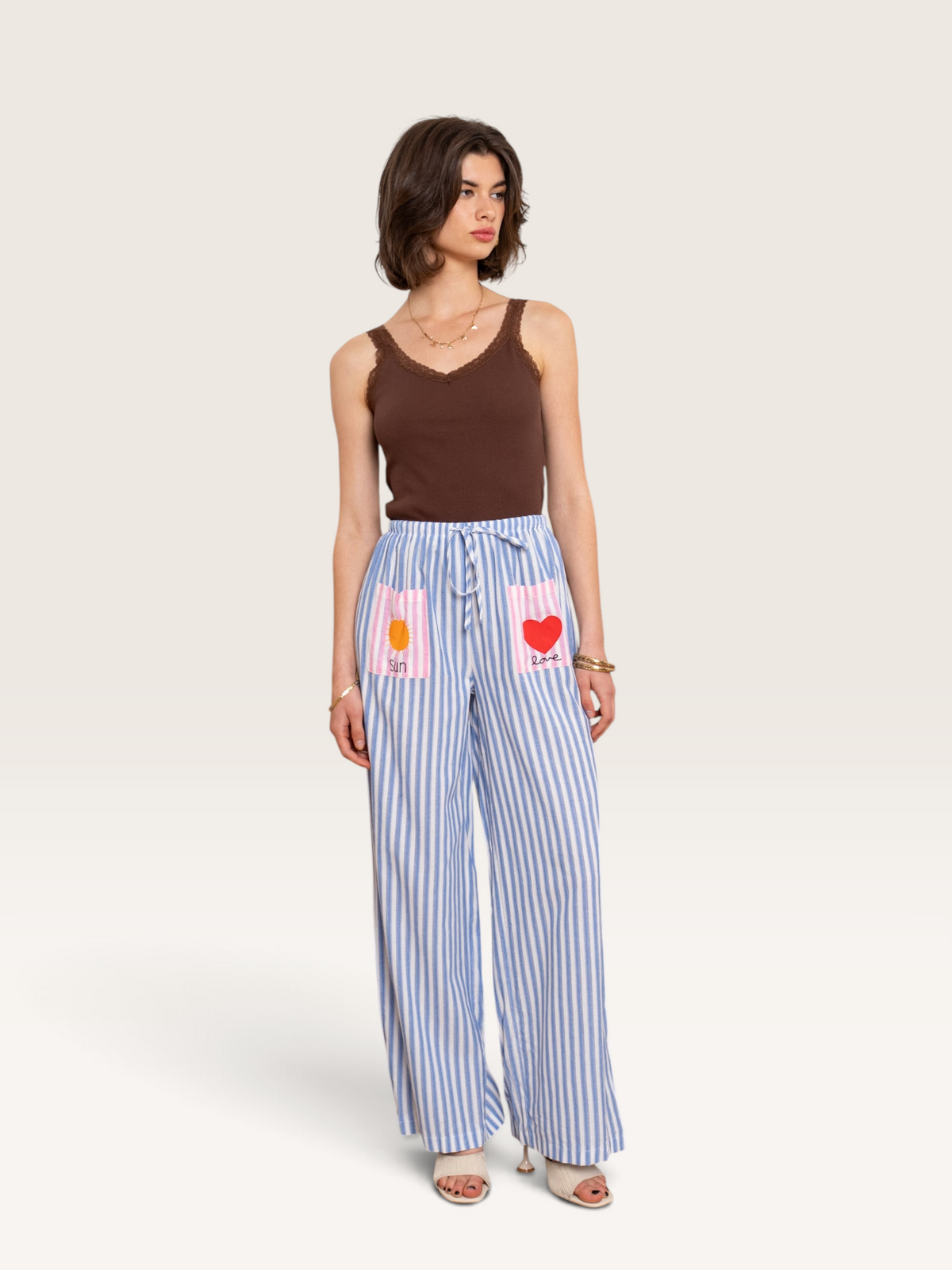 ZP1323 Pantalon Kilky Rayures ❤️