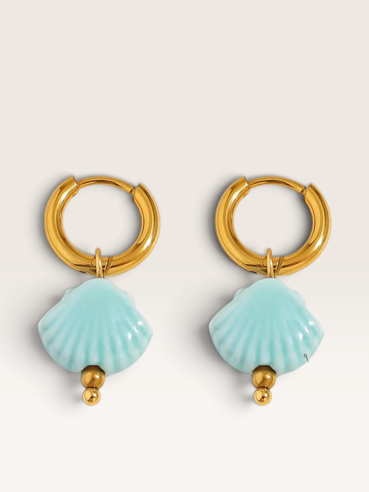 Boucles d’oreilles Coquillages Céramique