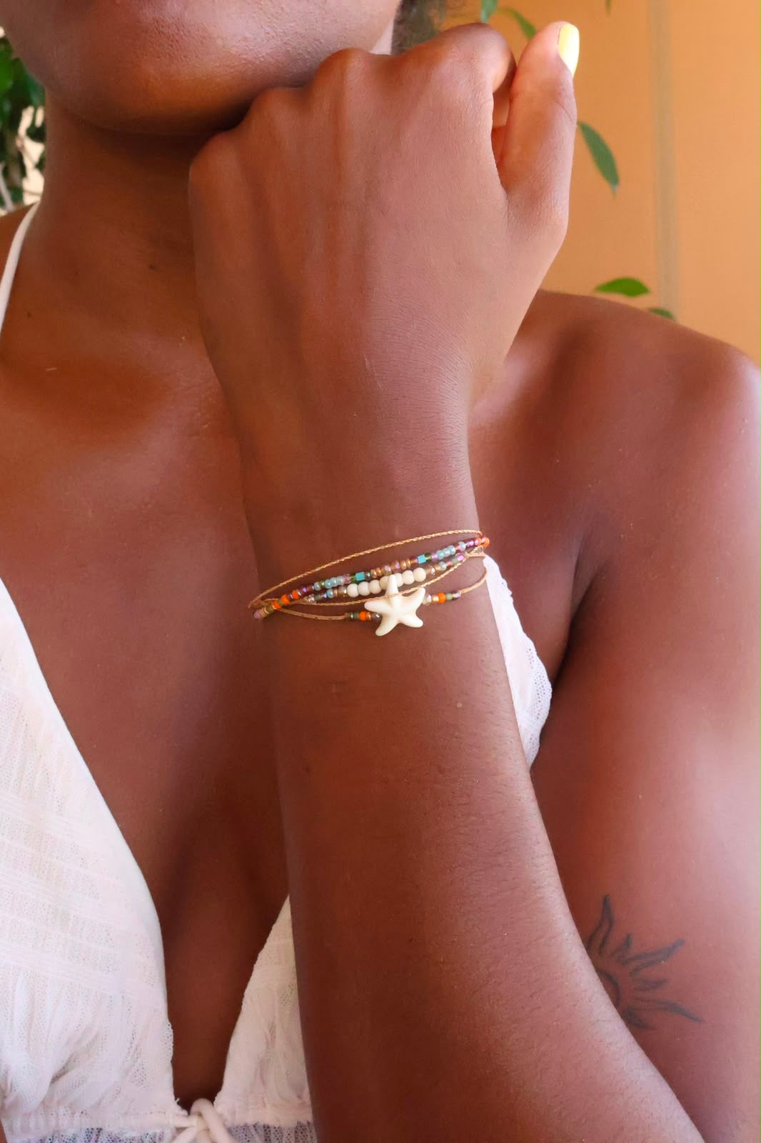 BRACELET TRIO ETOILE RESINE