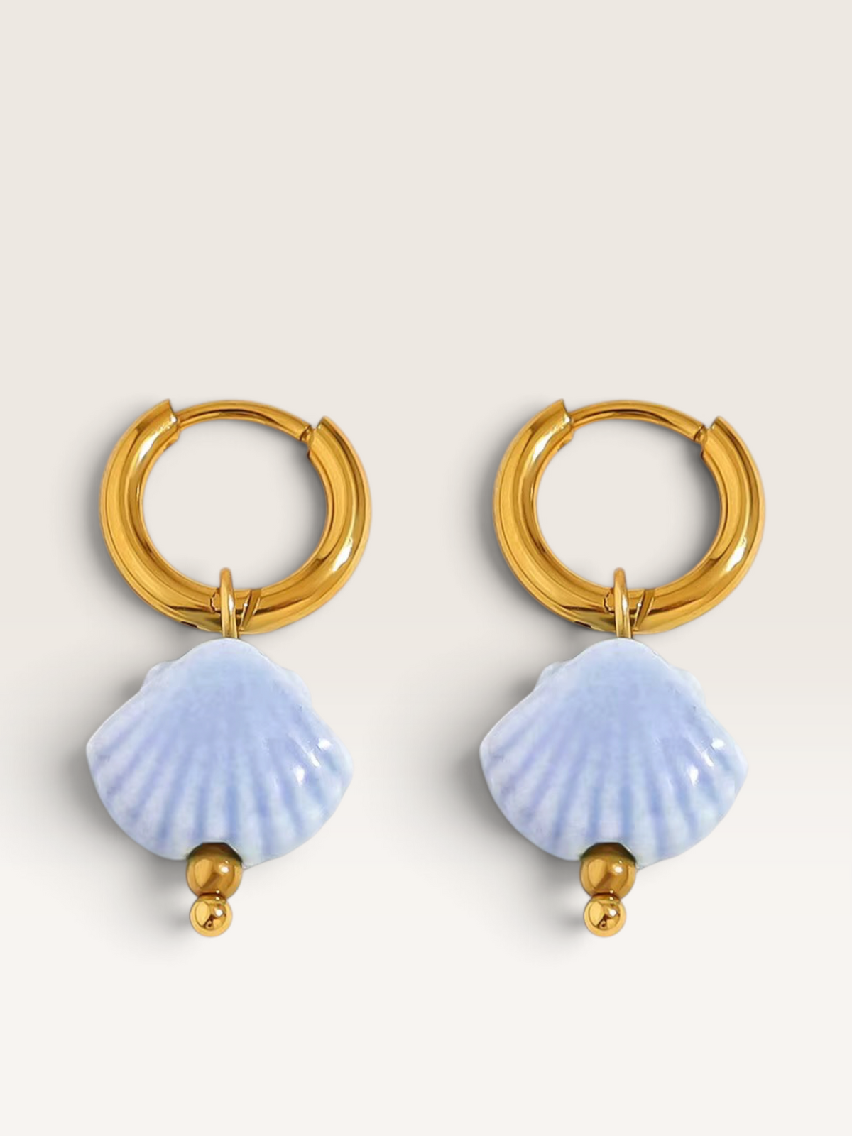 Boucles d’oreilles Coquillages Céramique
