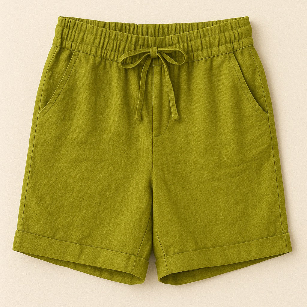 SHORT EN LIN 100%