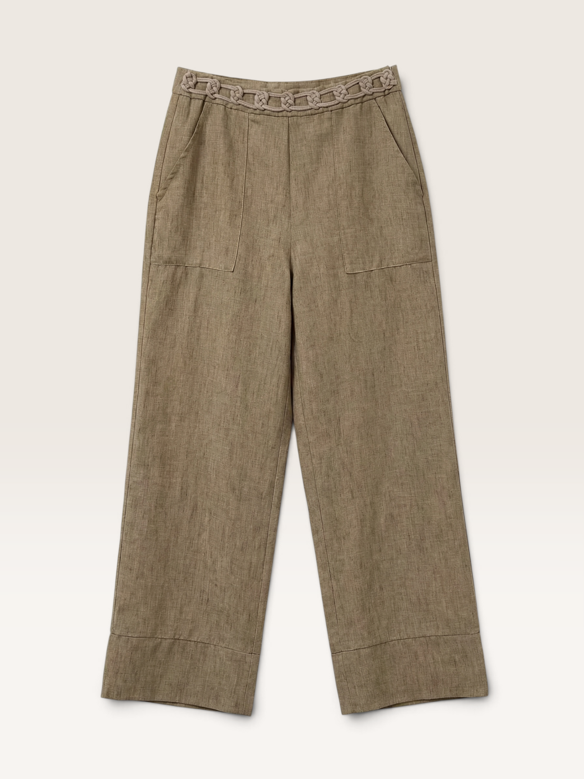 KK89001K PANTALON DÉTAIL TRESSÉ INT
