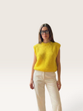 646 Pull sans manches LOLA en mohair Mille