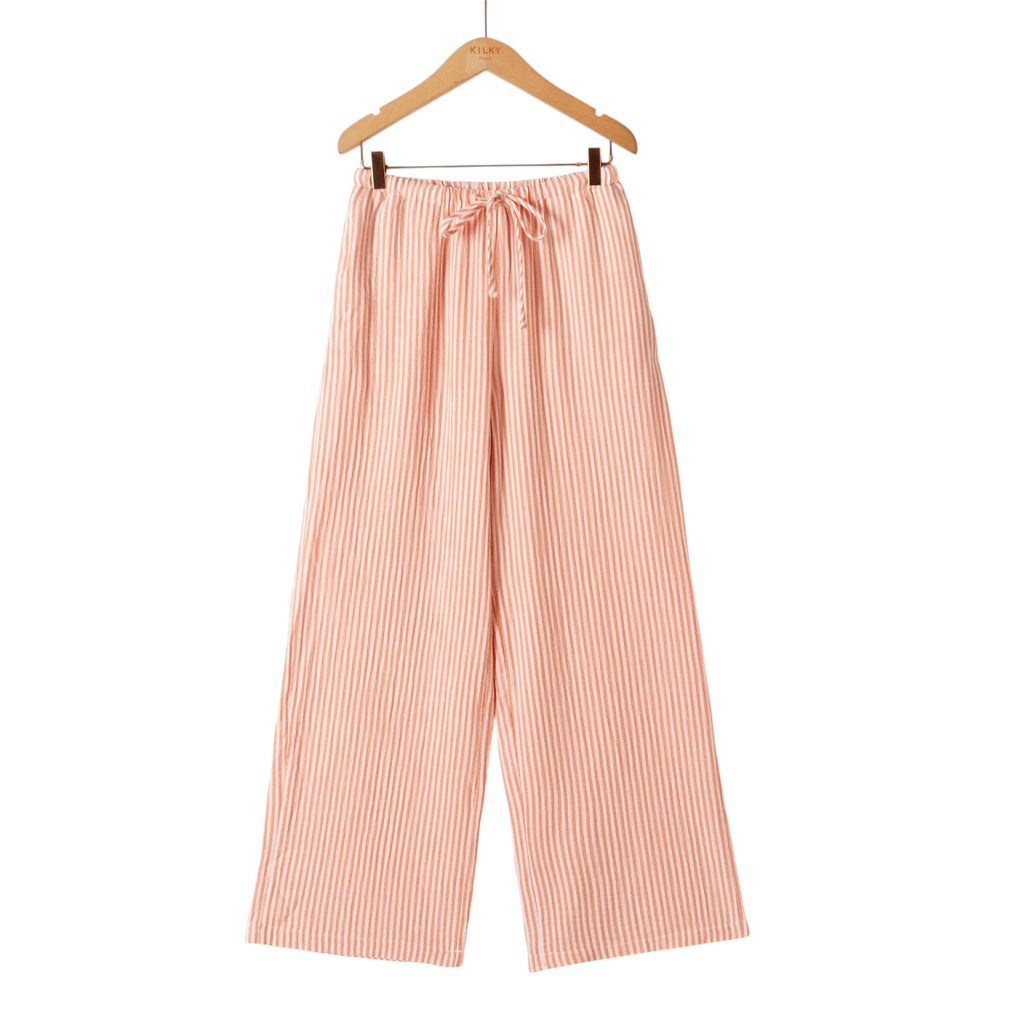ZP894 Pantalon à Rayure Kilky