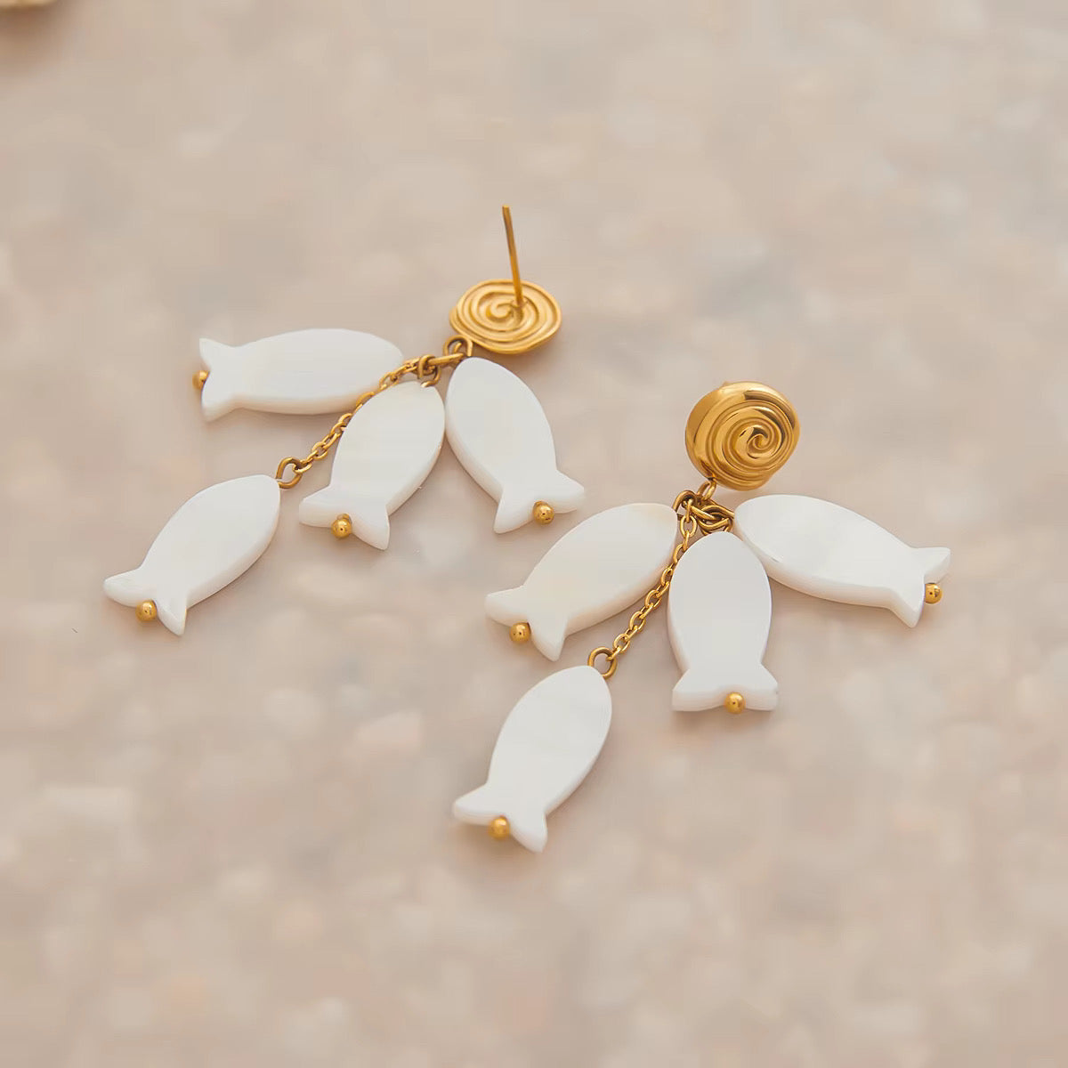 Boucles d’oreilles Poisson Acier inoxydable