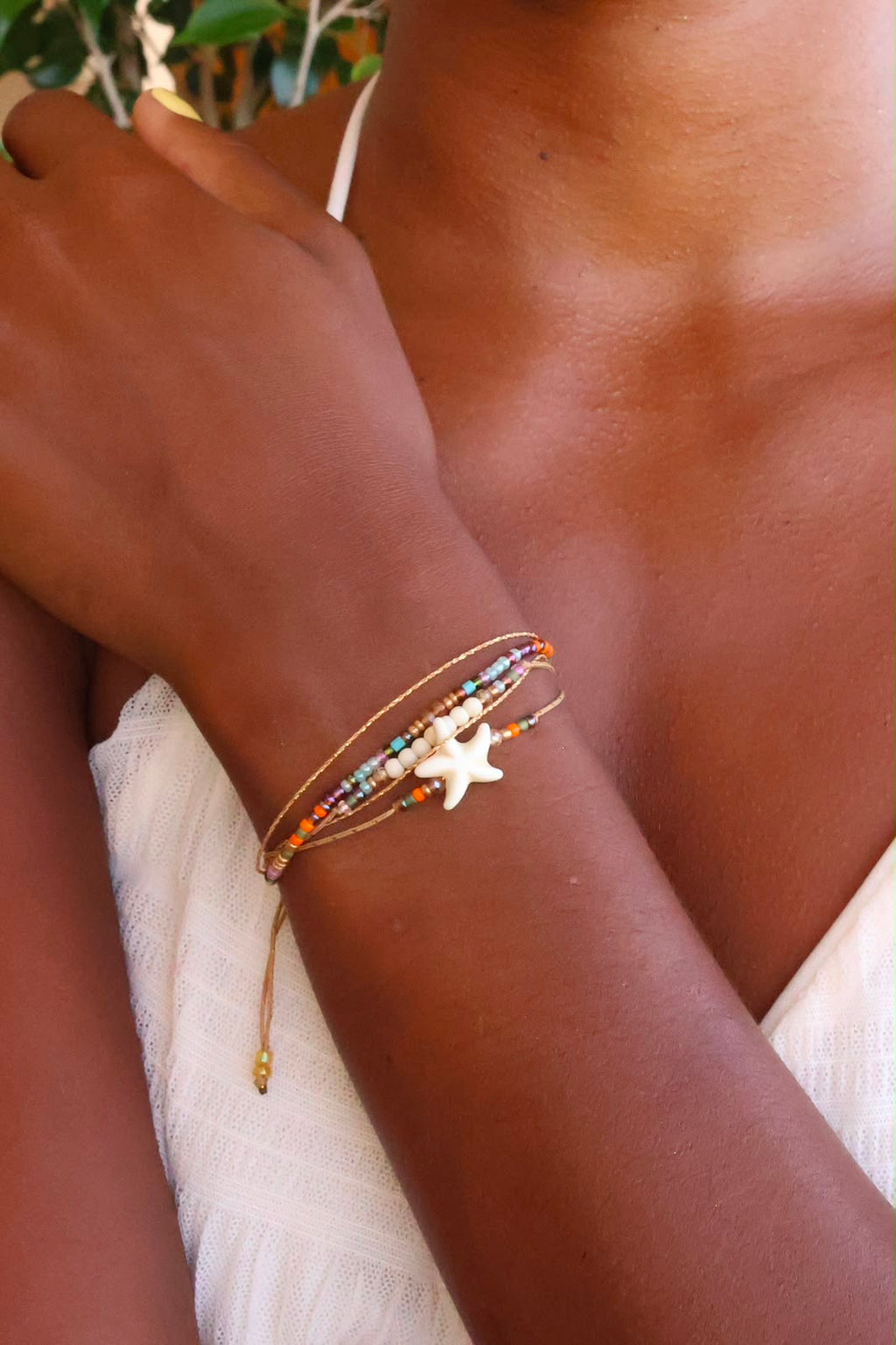 BRACELET TRIO ETOILE RESINE