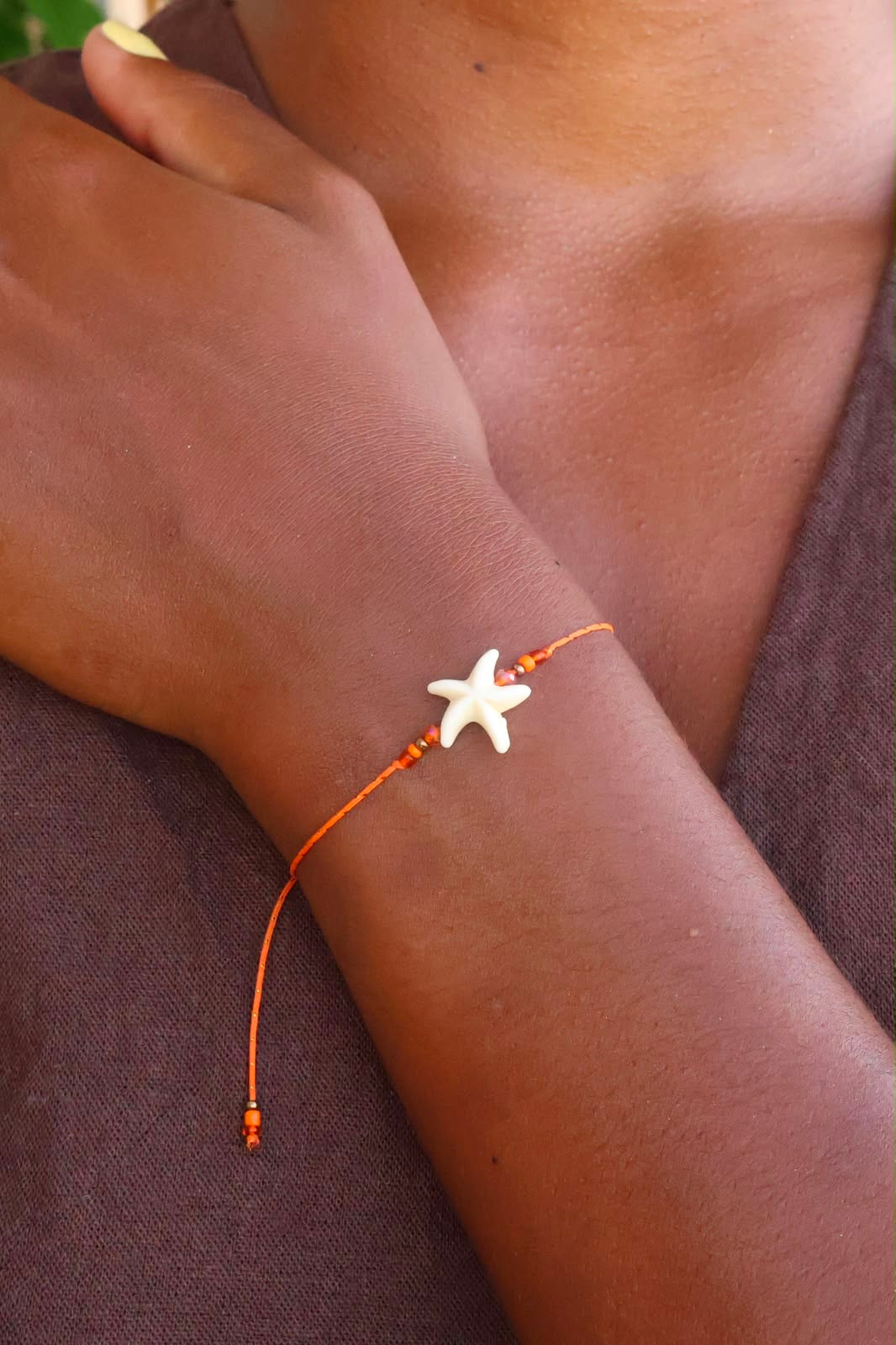 Bracelet etoile simple résine