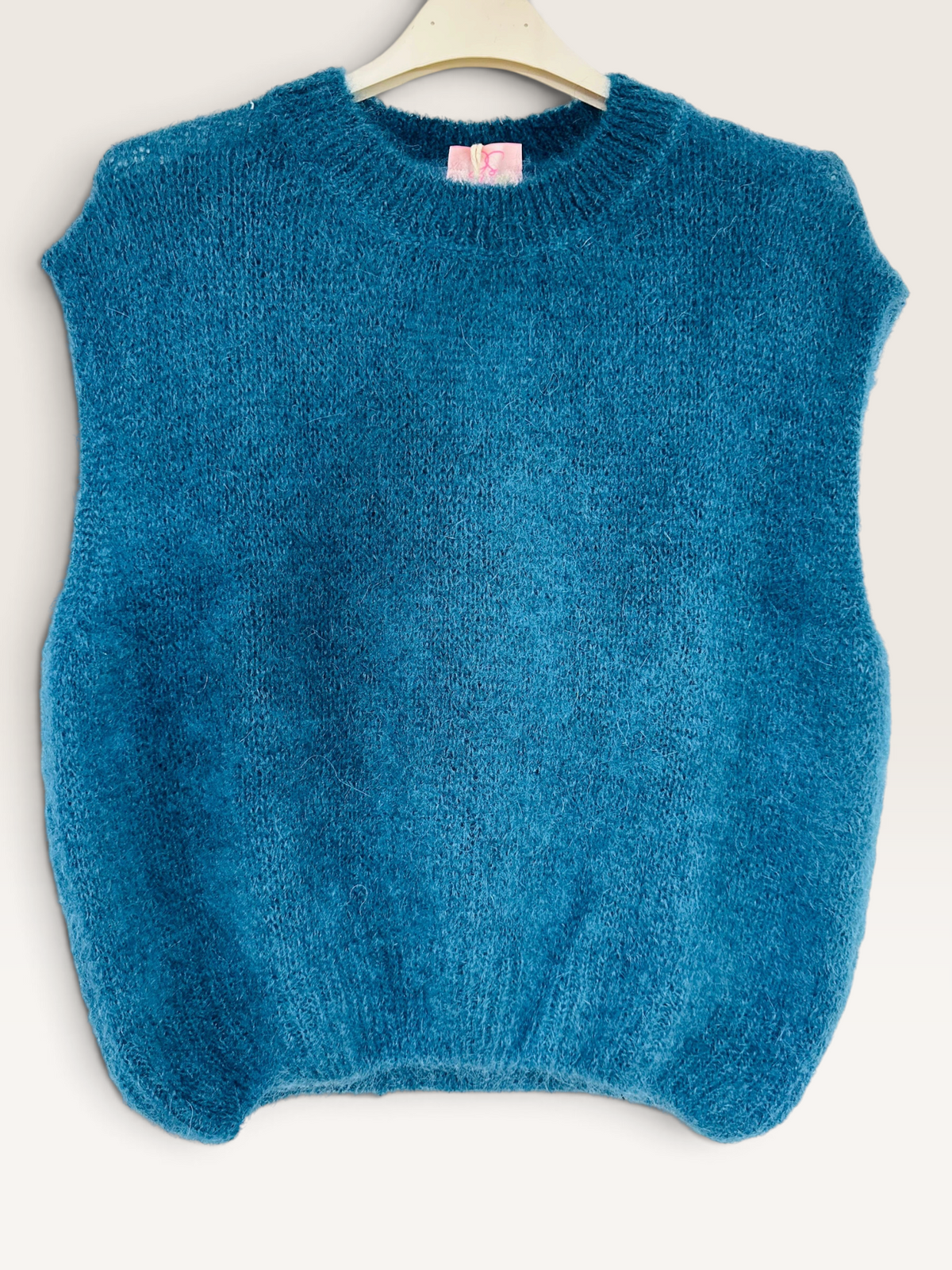 646 Pull sans manches LOLA en mohair Mille