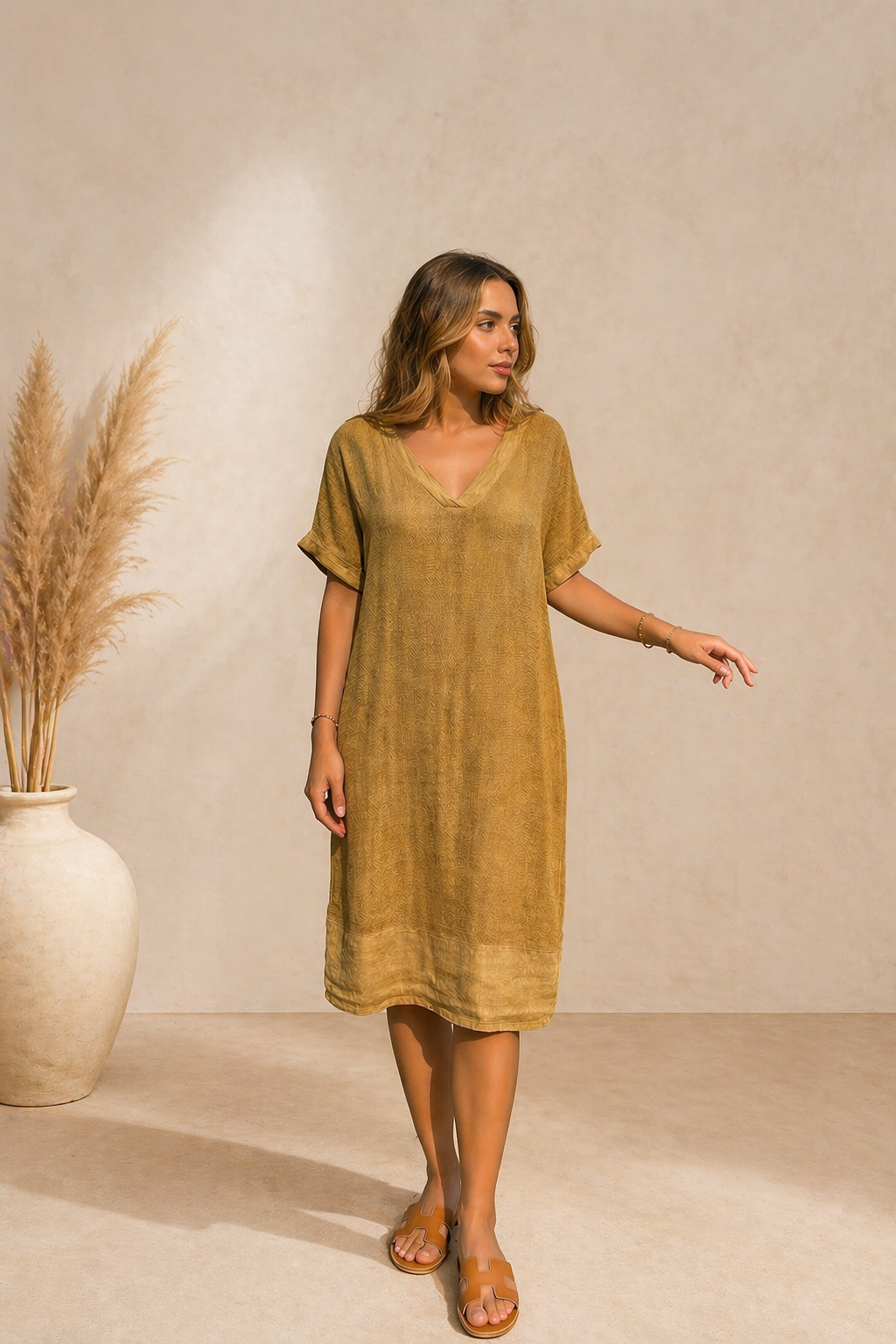Robe Mille 50% Coton 50% Lin