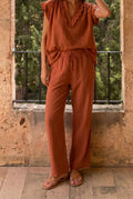 26481 Pantalon Mille 50% coton 50% lin